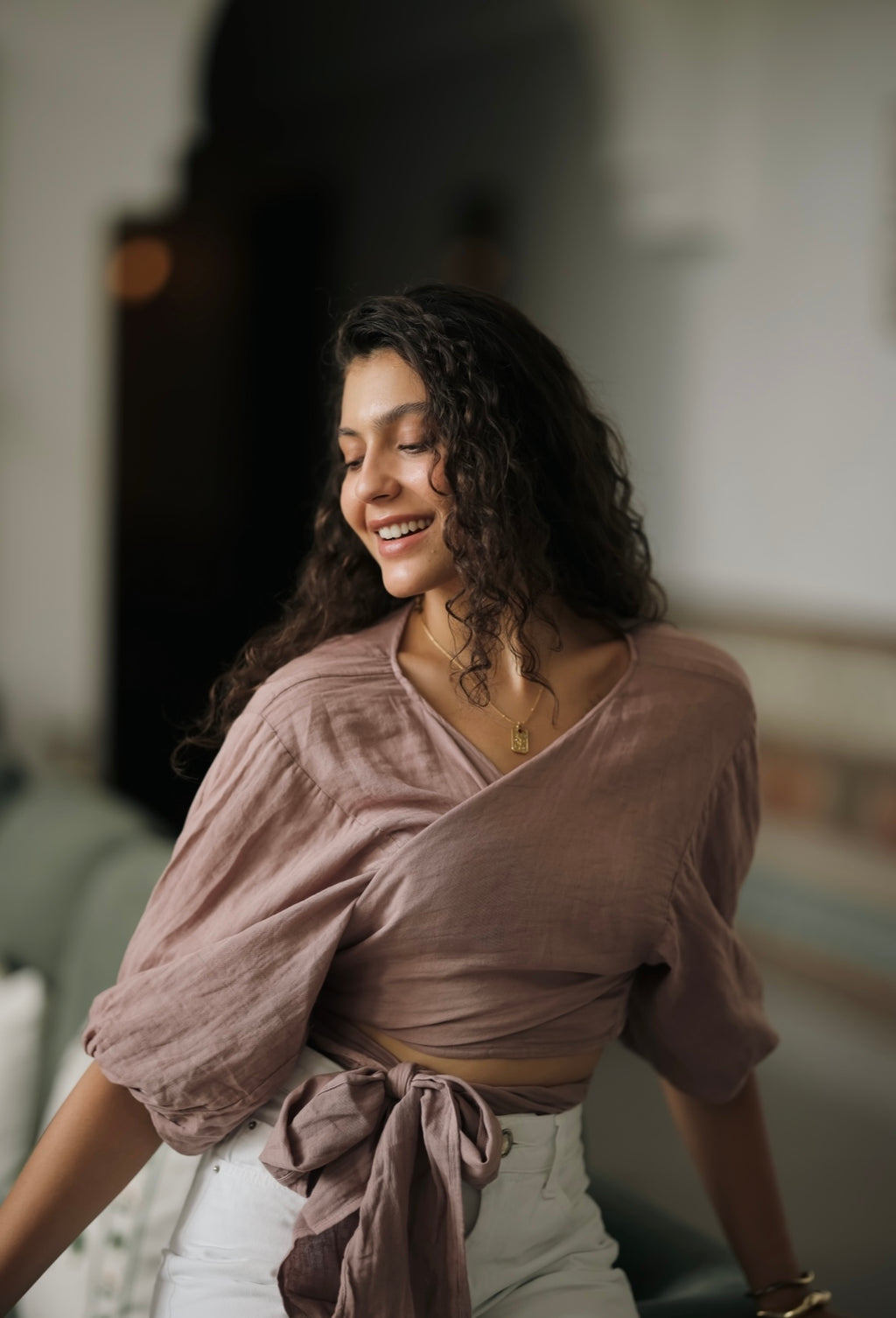 Mirae Wrap Top