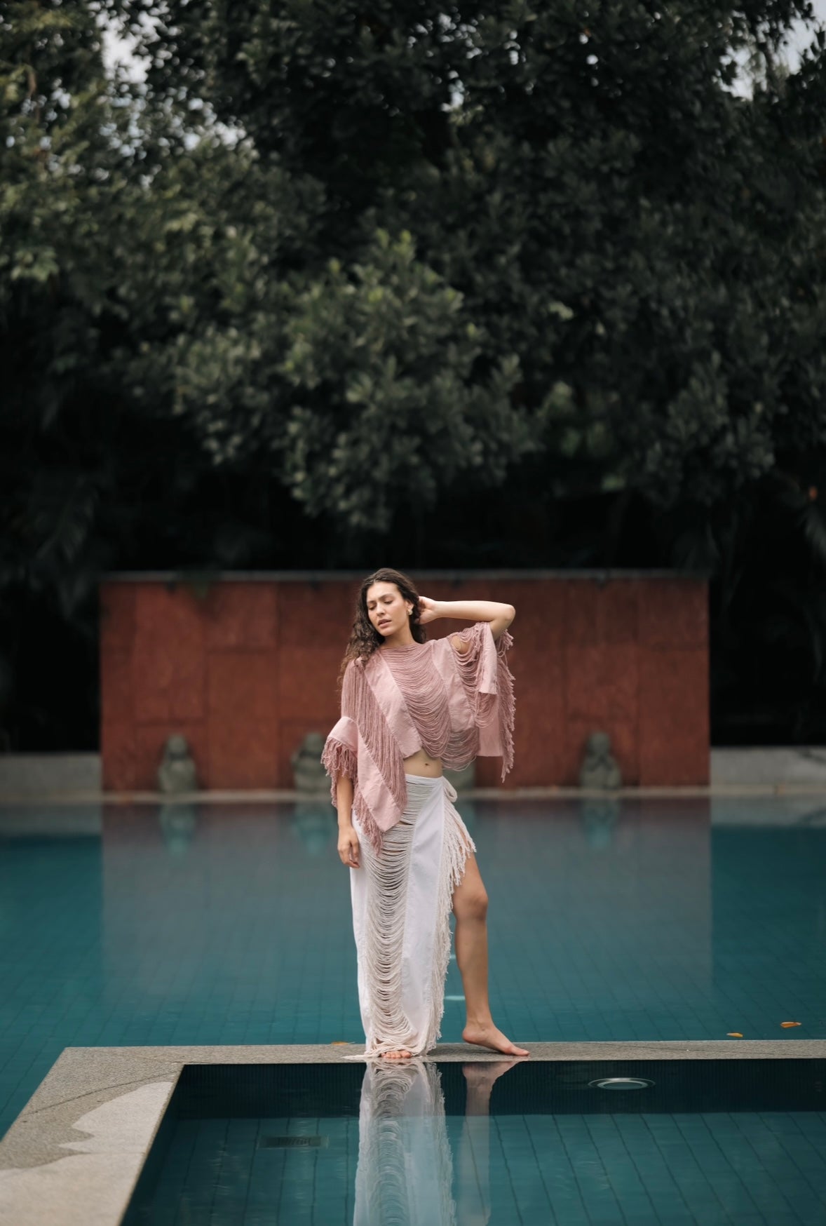 Nooré Blush Cape