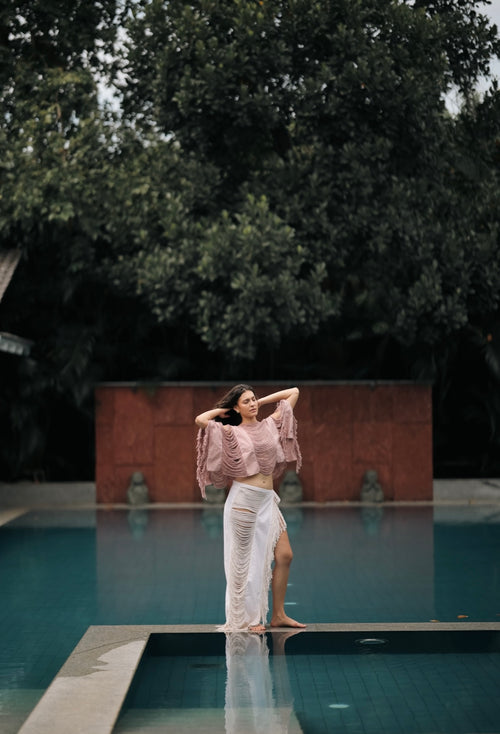 Nooré Blush Cape