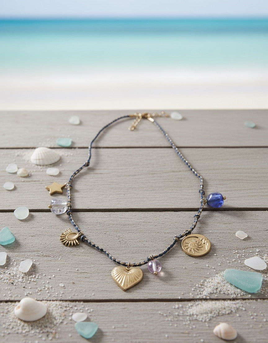 Coastal Relic Charm Necklace