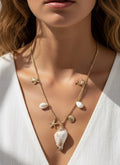 Coastal treasure charm necklace